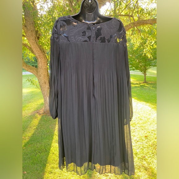 Lame Bryant Plus Size 14 Dress Little Black Dress Sheer See Through Sexy Dress - Picture 4 of 9